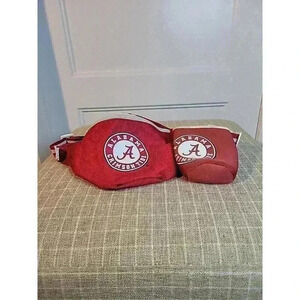 Fannie Pack University of Alabama W/ can koozi Red And Pin Belt Bag Crimson Tide